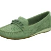 Alyssa Slipper/Kletthalbschuh luftdurchlässig (durchbrochenes/geflochtenes Obermaterial)