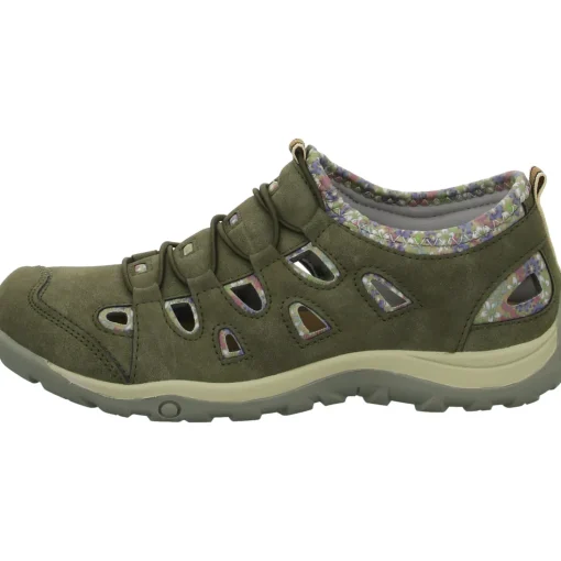 Alyssa Slipper/Kletthalbschuh luftdurchlässig (durchbrochenes/geflochtenes Obermaterial)