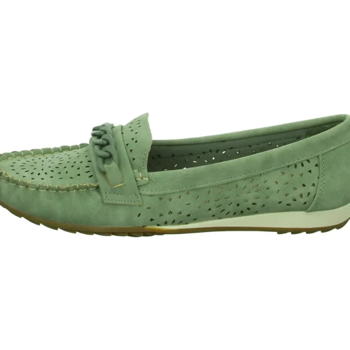 Alyssa Slipper/Kletthalbschuh luftdurchlässig (durchbrochenes/geflochtenes Obermaterial)