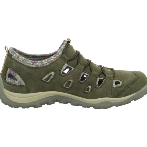 Alyssa Slipper/Kletthalbschuh luftdurchlässig (durchbrochenes/geflochtenes Obermaterial)