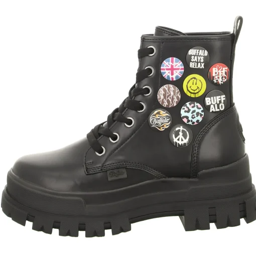 Buffalo Schnürstiefelette Kaltfutter bis 35mm Absatz (casual) ASPHA RLD BUTTON