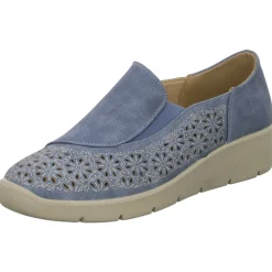 Donna Andrea Slipper/Kletthalbschuh luftdurchlässig (durchbrochenes/geflochtenes Obermaterial)