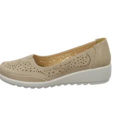 Donna Andrea Slipper/Kletthalbschuh luftdurchlässig (durchbrochenes/geflochtenes Obermaterial)