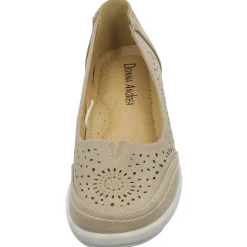 Donna Andrea Slipper/Kletthalbschuh luftdurchlässig (durchbrochenes/geflochtenes Obermaterial)