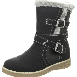 girlZ onlY Schlupf-/Klettstiefelette Warmfutter