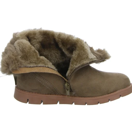 girlZ onlY Schlupf-/Klettstiefelette Warmfutter