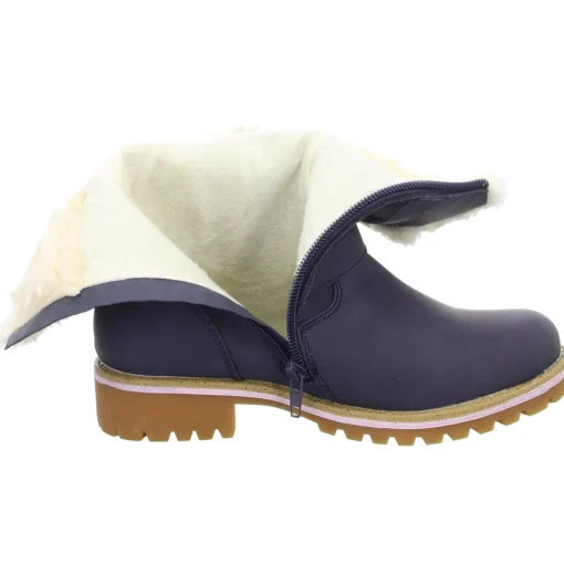 girlZ onlY Schlupf-/Klettstiefelette Warmfutter