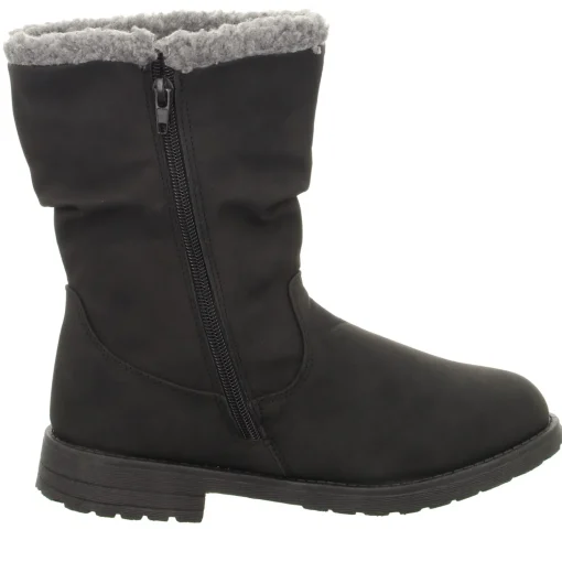 girlZ onlY Schlupf-/Klettstiefelette Warmfutter