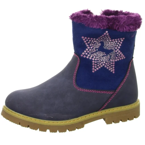 girlZ onlY Schlupf-/Klettstiefelette Warmfutter
