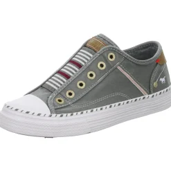 MUSTANG Leinen Slipper/Kletthalbschuh