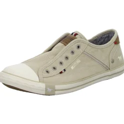 MUSTANG Leinen Slipper/Kletthalbschuh