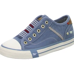 MUSTANG Leinen Slipper/Kletthalbschuh