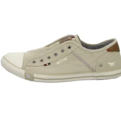 MUSTANG Leinen Slipper/Kletthalbschuh