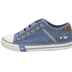 MUSTANG Leinen Slipper/Kletthalbschuh