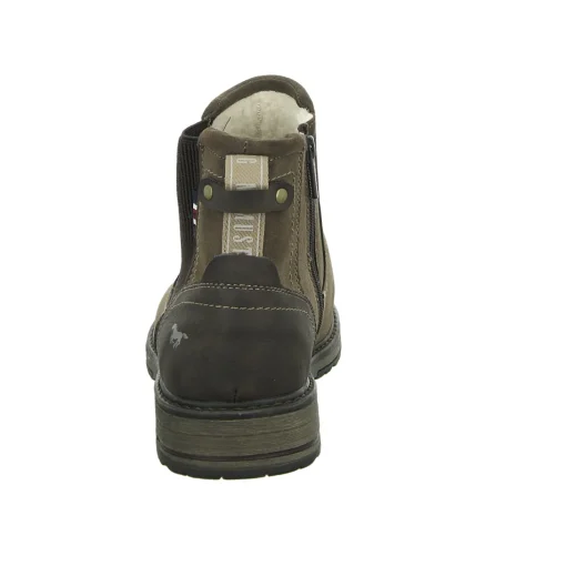 MUSTANG Schlupf/Reißverschlußstiefelette Warmfutter Freizeit (Casual)