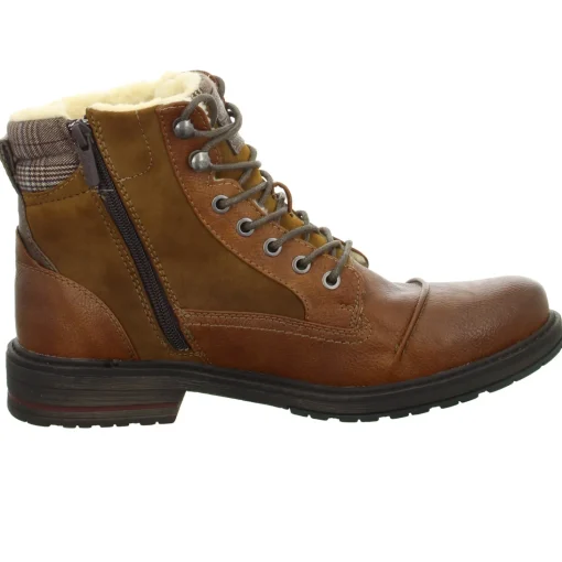 MUSTANG Schnürstiefelette Warmfutter Business (elegant)