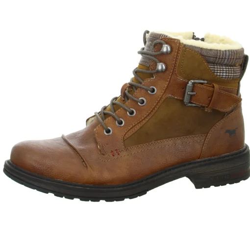 MUSTANG Schnürstiefelette Warmfutter Business (elegant)