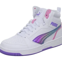 Puma Schnürstiefelette Kaltfutter Rebound V6 Mid Bouncy Sky Jr