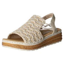 Rieker Keil Sandalette ab 30mm Sohlenhöhe