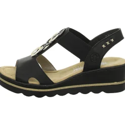 Rieker Keil Sandalette ab 30mm Sohlenhöhe