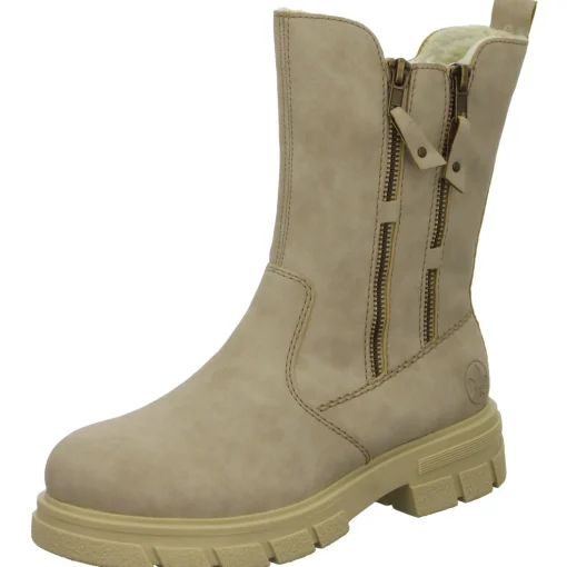 Rieker Schlupf-/Reißverschlußstiefelette Warmfutter bis 35mm Absatz (casual)