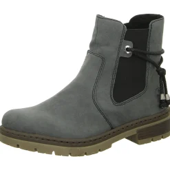 Rieker Schlupf-/Reißverschlußstiefelette Warmfutter bis 35mm Absatz (casual)