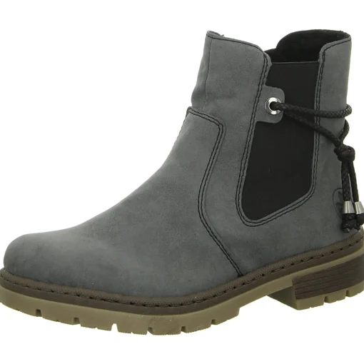 Rieker Schlupf-/Reißverschlußstiefelette Warmfutter bis 35mm Absatz (casual)