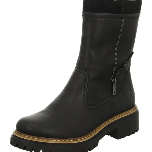 Rieker Schlupf-/Reißverschlußstiefelette Warmfutter bis 35mm Absatz (casual)