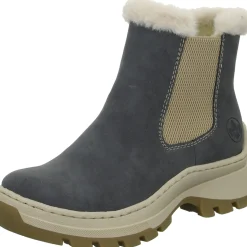 Rieker Schlupf-/Reißverschlußstiefelette Warmfutter bis 35mm Absatz (casual)