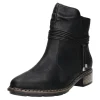 Rieker Schlupf-/Reißverschlußstiefelette Warmfutter bis 35mm Absatz (casual)