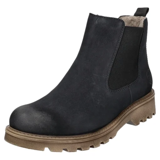 Rieker Schlupf-/Reißverschlußstiefelette Warmfutter bis 35mm Absatz (casual)