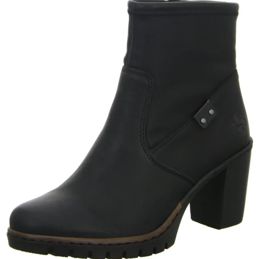 Rieker Schlupf-/Reißverschlußstiefelette Warmfutter ab 35mm Absatz
