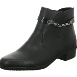 Rieker Schlupf-/Reißverschlußstiefelette Warmfutter ab 35mm Absatz