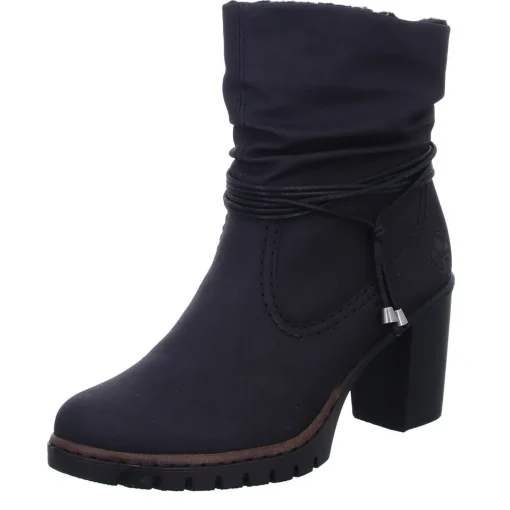 Rieker Schlupf-/Reißverschlußstiefelette Warmfutter ab 35mm Absatz