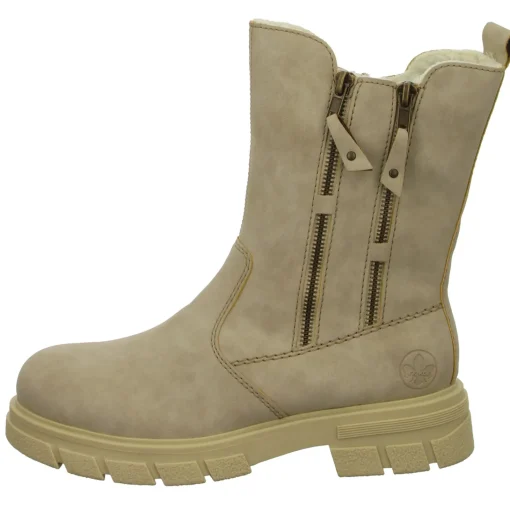 Rieker Schlupf-/Reißverschlußstiefelette Warmfutter bis 35mm Absatz (casual)