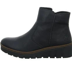 Rieker Schlupf-/Reißverschlußstiefelette Warmfutter bis 35mm Absatz (casual)