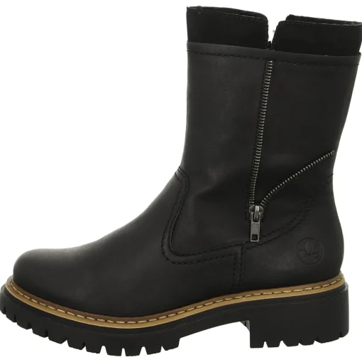 Rieker Schlupf-/Reißverschlußstiefelette Warmfutter bis 35mm Absatz (casual)