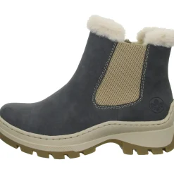Rieker Schlupf-/Reißverschlußstiefelette Warmfutter bis 35mm Absatz (casual)