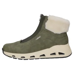 Rieker Schlupf-/Reißverschlußstiefelette Warmfutter bis 35mm Absatz (casual)