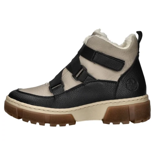 Rieker Schlupf-/Reißverschlußstiefelette Warmfutter bis 35mm Absatz (casual)