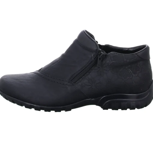 Rieker Schlupf-/Reißverschlußstiefelette Warmfutter bis 35mm Absatz (casual)