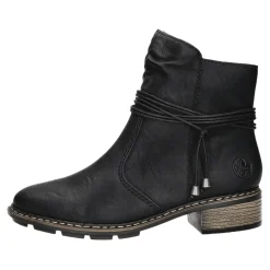 Rieker Schlupf-/Reißverschlußstiefelette Warmfutter bis 35mm Absatz (casual)