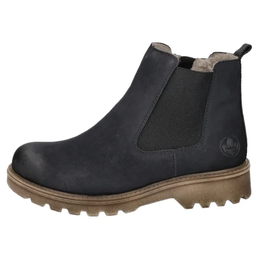 Rieker Schlupf-/Reißverschlußstiefelette Warmfutter bis 35mm Absatz (casual)