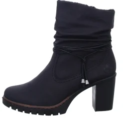 Rieker Schlupf-/Reißverschlußstiefelette Warmfutter ab 35mm Absatz