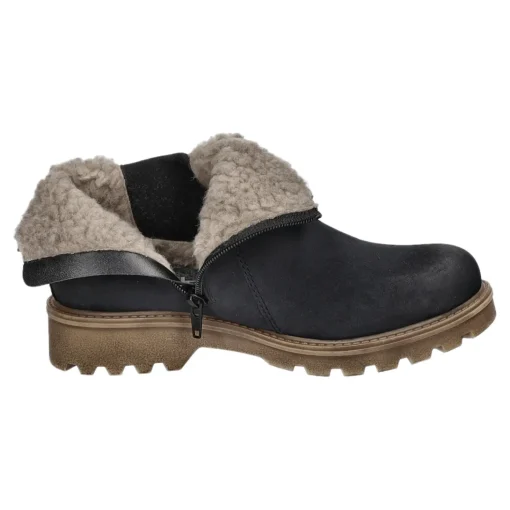 Rieker Schlupf-/Reißverschlußstiefelette Warmfutter bis 35mm Absatz (casual)