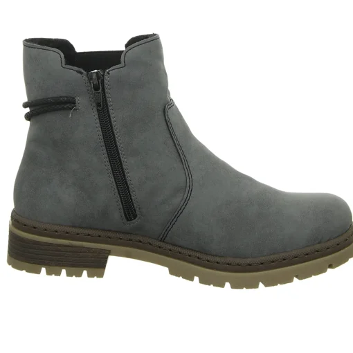 Rieker Schlupf-/Reißverschlußstiefelette Warmfutter bis 35mm Absatz (casual)