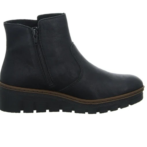 Rieker Schlupf-/Reißverschlußstiefelette Warmfutter bis 35mm Absatz (casual)