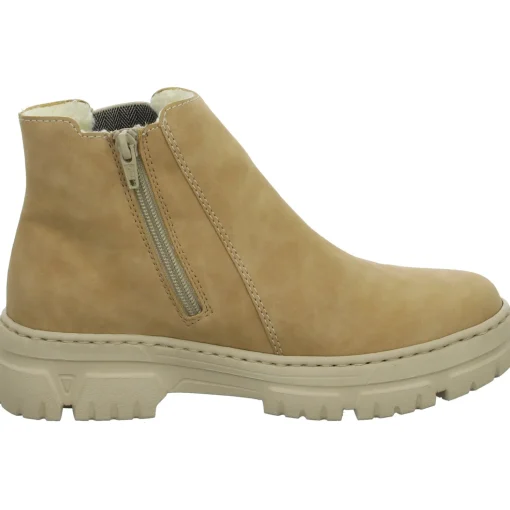 Rieker Schlupf-/Reißverschlußstiefelette Warmfutter bis 35mm Absatz (casual)
