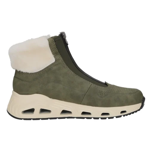 Rieker Schlupf-/Reißverschlußstiefelette Warmfutter bis 35mm Absatz (casual)