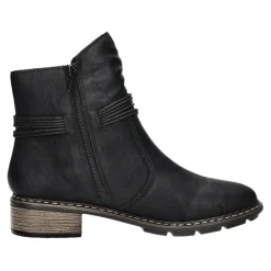 Rieker Schlupf-/Reißverschlußstiefelette Warmfutter bis 35mm Absatz (casual)